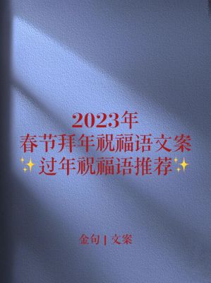 2023新年生意祝福语文案？2023年怎么开店