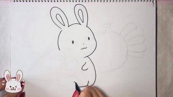 兔年画简单又漂亮又可爱？2023小兔怎么画
