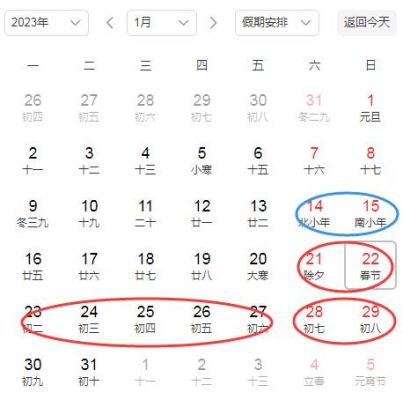 23年春节放几天？2023年放假天数怎么少了
