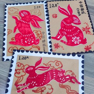 2023兔子邮票谁画的？兔子怎么画2023新年版